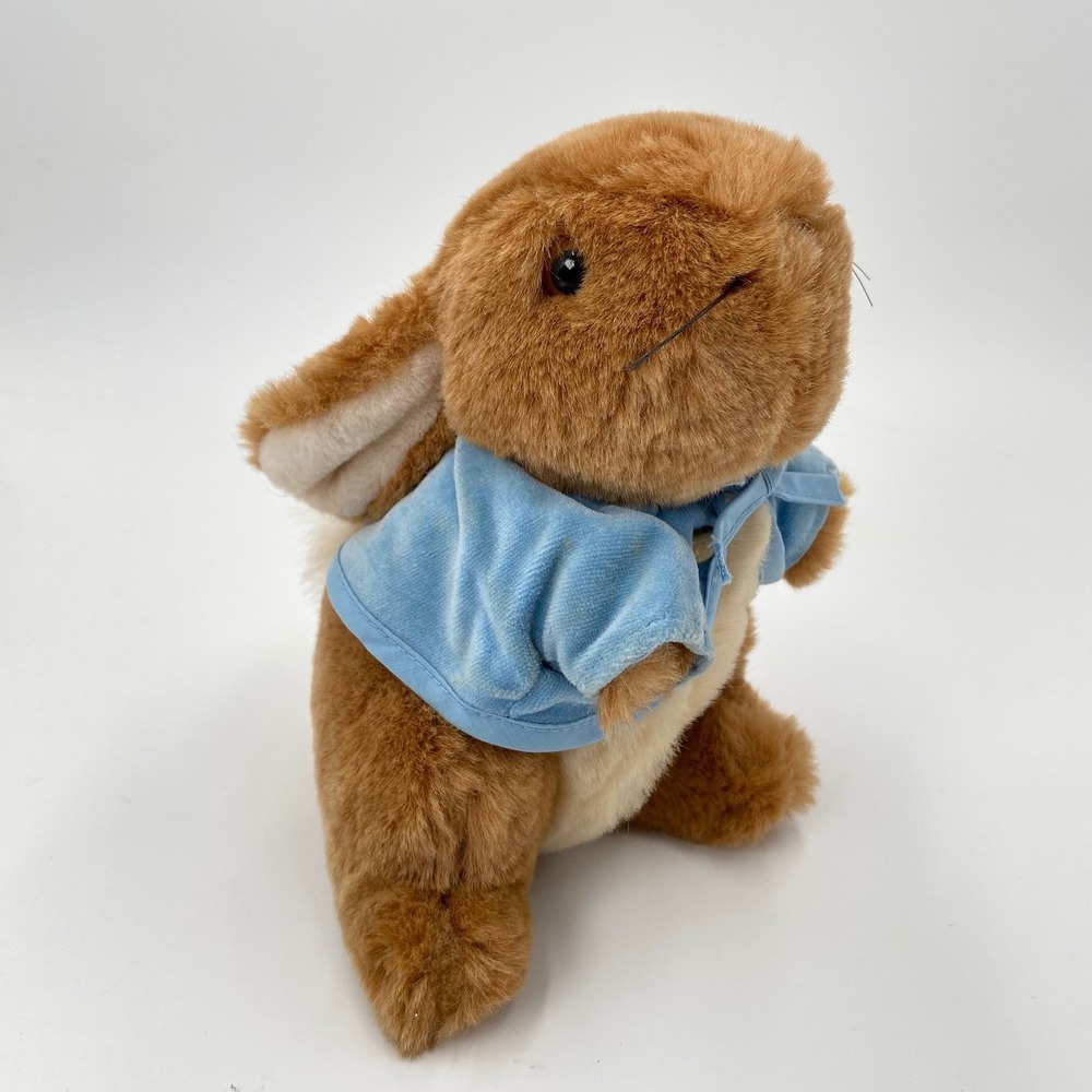 Vintage PETER RABBIT Plush Toy - FREDERICK WARNE For EDEN TOYS Soft Stuffed 7.5"